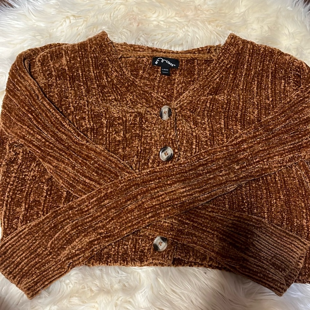 Kids button down sweater